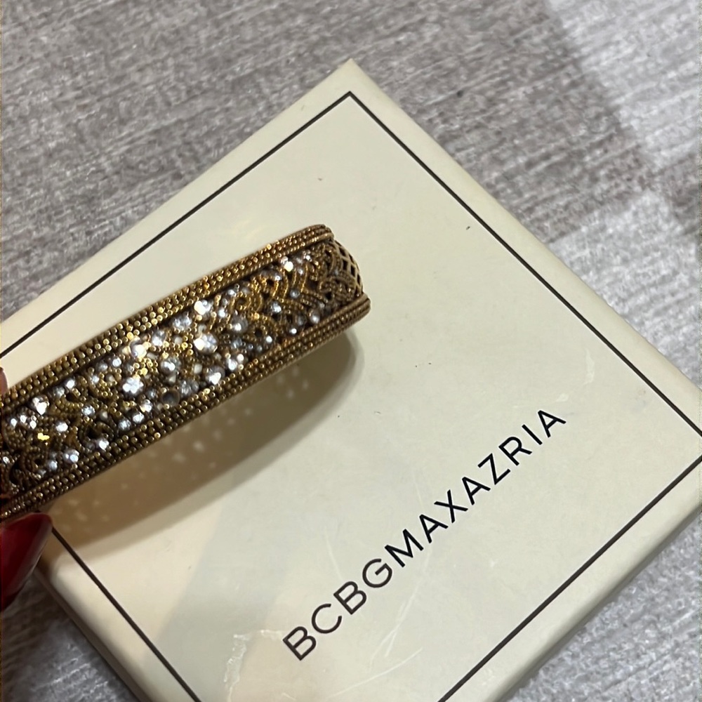 BCBG bangle bracelet (missing one rhinestone).